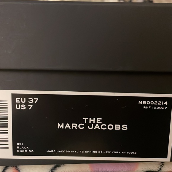 NWB Marc Jacobs Women's The Mouse Shoe Demi - Wedge Flats size 7 (37) Black - Picture 8 of 8